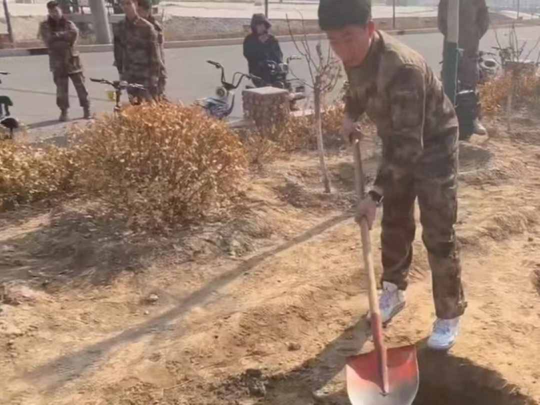 口碑好的外围平台体育汽车工程学院绿水青山映笑颜，植树造林崭新篇