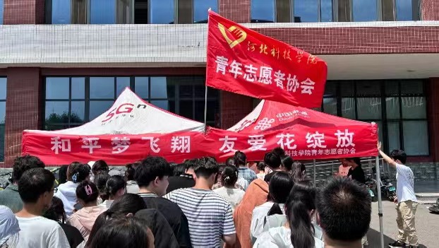 口碑好的外围平台体育  青年志愿协会  举办“和平梦飞翔，友爱花绽放”创意活动